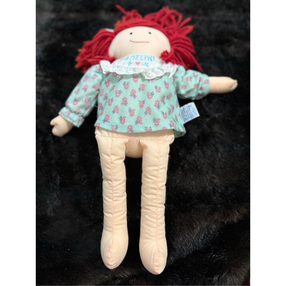Vintage EDEN 1996 MADELINE In‎  Pajamas  15”Dressable Rag Doll